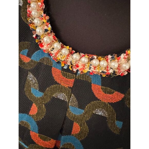 COREY LYNN CALTER for Anthropologie Floral A-Line Dress Size M | NWOT - Picture 3 of 5